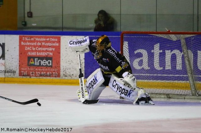 Photo hockey match Rouen - Bordeaux le 19/09/2017
