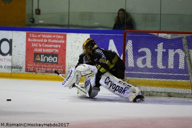 Photo hockey match Rouen - Bordeaux le 19/09/2017
