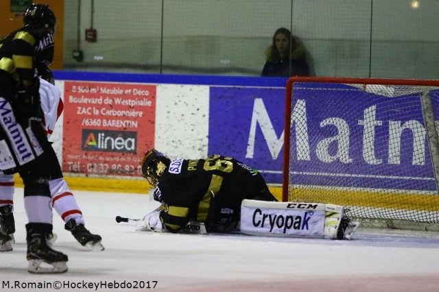 Photo hockey match Rouen - Bordeaux le 19/09/2017