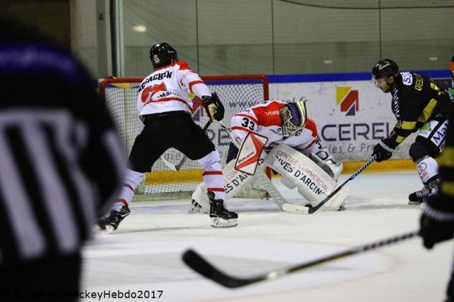 Photo hockey match Rouen - Bordeaux le 19/09/2017