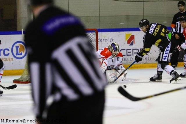 Photo hockey match Rouen - Bordeaux le 19/09/2017