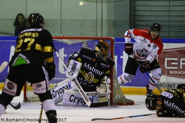 Photo hockey match Rouen - Bordeaux le 19/09/2017
