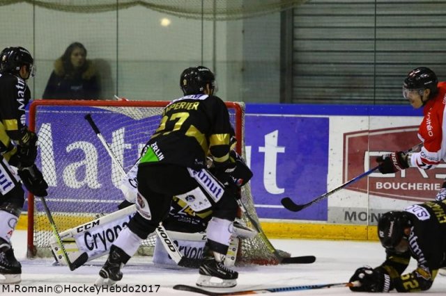 Photo hockey match Rouen - Bordeaux le 19/09/2017