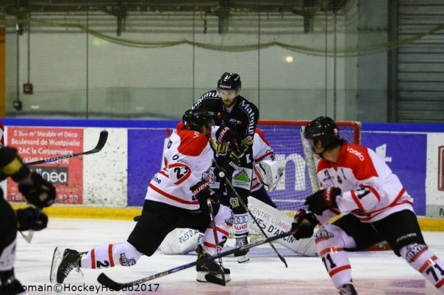 Photo hockey match Rouen - Bordeaux le 19/09/2017