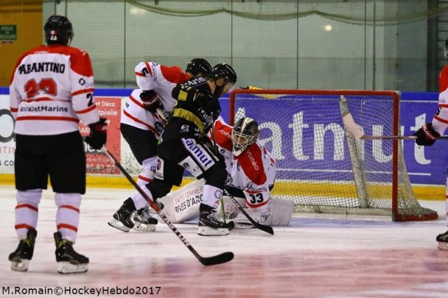 Photo hockey match Rouen - Bordeaux le 19/09/2017