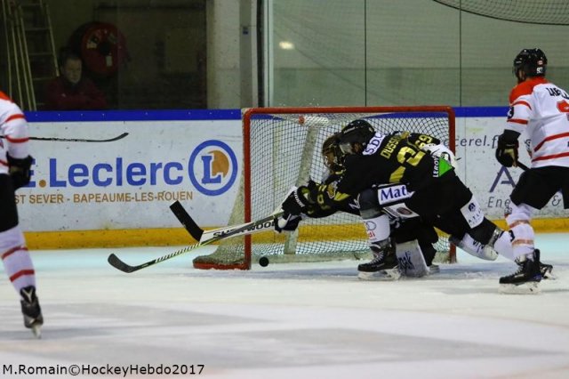 Photo hockey match Rouen - Bordeaux le 19/09/2017