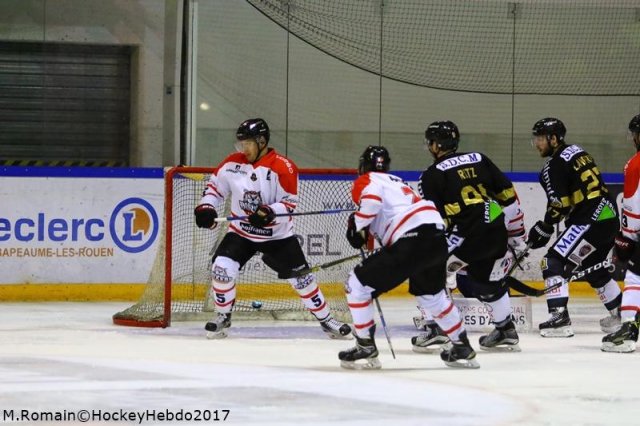 Photo hockey match Rouen - Bordeaux le 19/09/2017
