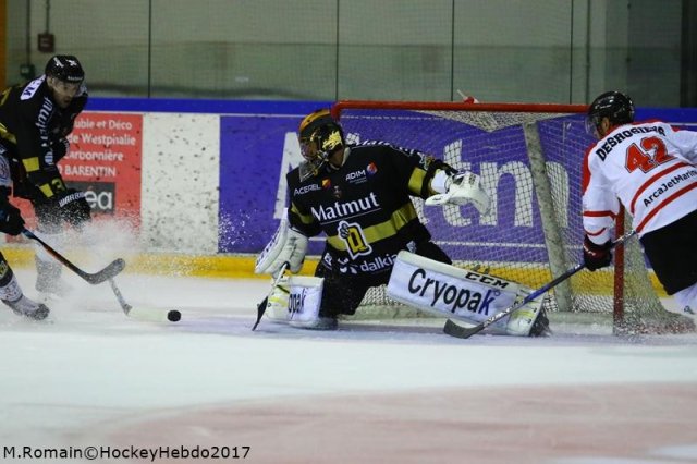 Photo hockey match Rouen - Bordeaux le 19/09/2017