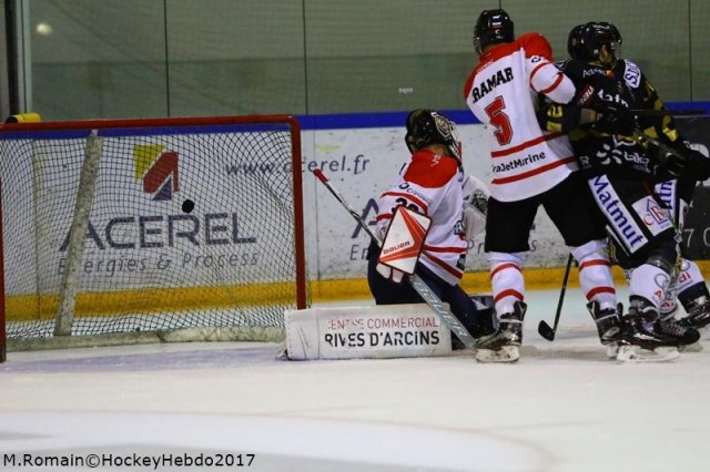 Photo hockey match Rouen - Bordeaux le 19/09/2017