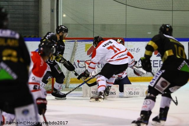 Photo hockey match Rouen - Bordeaux le 19/09/2017