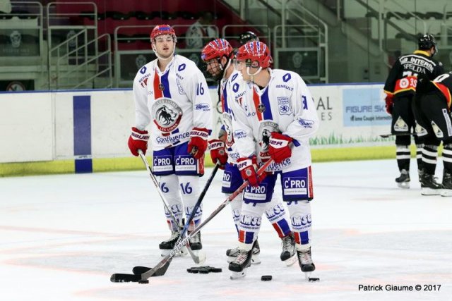 Photo hockey match Nice - Lyon le 19/09/2017