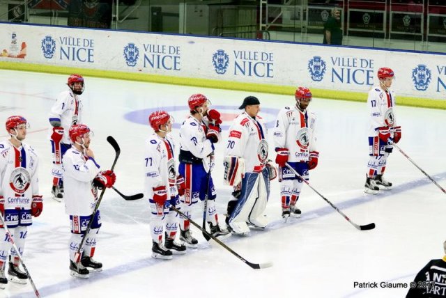 Photo hockey match Nice - Lyon le 19/09/2017