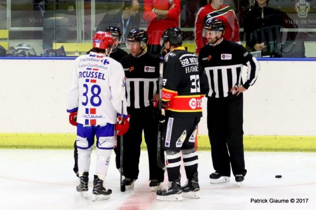 Photo hockey match Nice - Lyon le 19/09/2017