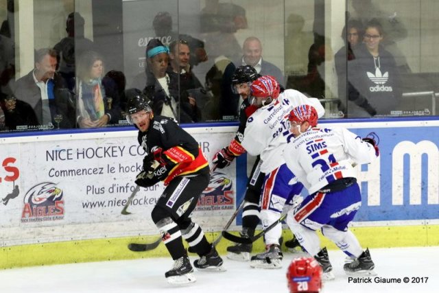 Photo hockey match Nice - Lyon le 19/09/2017