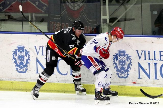 Photo hockey match Nice - Lyon le 19/09/2017