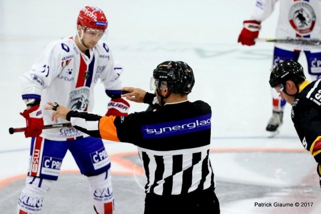 Photo hockey match Nice - Lyon le 19/09/2017