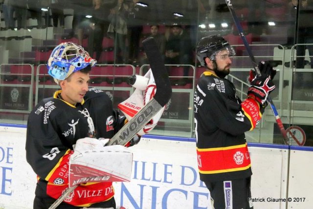 Photo hockey match Nice - Lyon le 19/09/2017