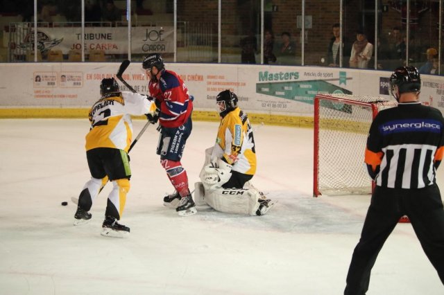 Photo hockey match Angers  - Strasbourg  le 22/09/2017