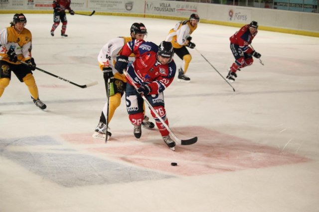 Photo hockey match Angers  - Strasbourg  le 22/09/2017