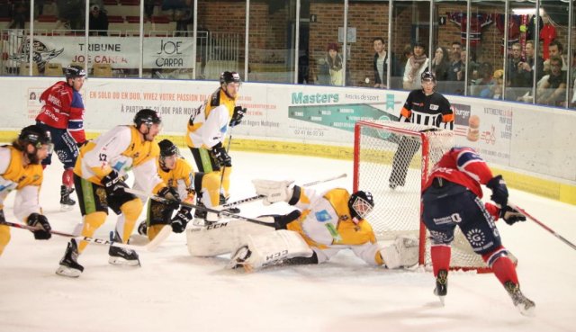 Photo hockey match Angers  - Strasbourg  le 22/09/2017