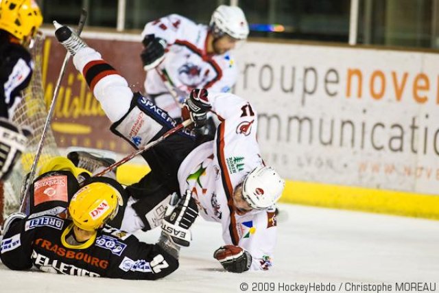Photo hockey match Strasbourg  - Briançon  le 17/02/2009