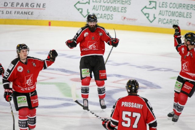 Photo hockey match Amiens  - Rouen le 22/09/2017