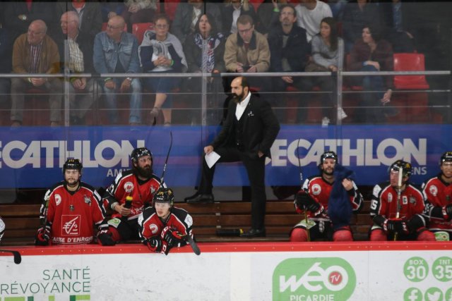 Photo hockey match Amiens  - Rouen le 22/09/2017