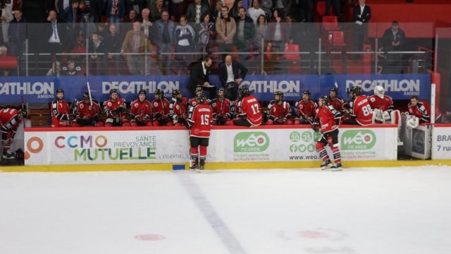 Photo hockey match Amiens  - Rouen le 22/09/2017