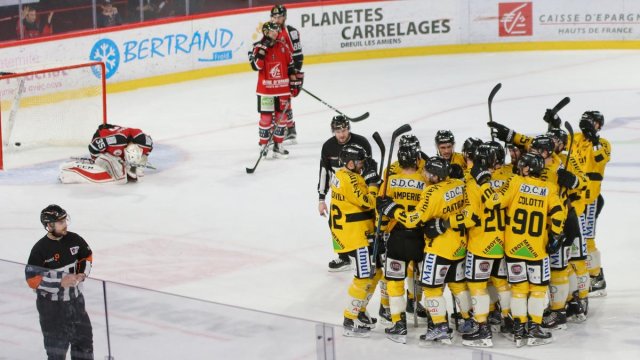 Photo hockey match Amiens  - Rouen le 22/09/2017