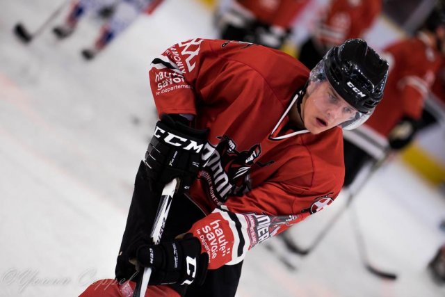 Photo hockey match Chamonix  - Lyon le 24/09/2017