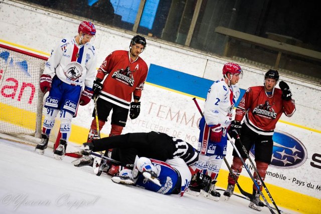 Photo hockey match Chamonix  - Lyon le 24/09/2017
