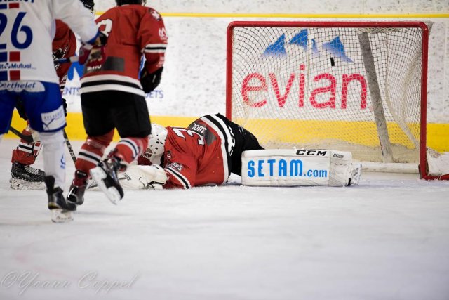 Photo hockey match Chamonix  - Lyon le 24/09/2017
