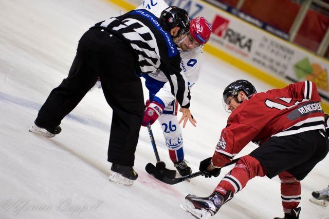 Photo hockey match Chamonix  - Lyon le 24/09/2017