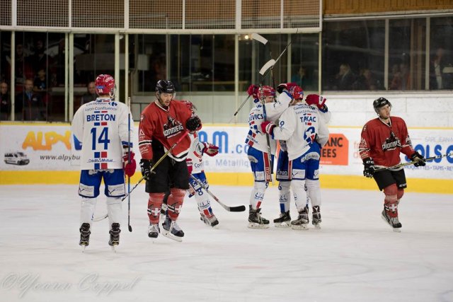 Photo hockey match Chamonix  - Lyon le 24/09/2017
