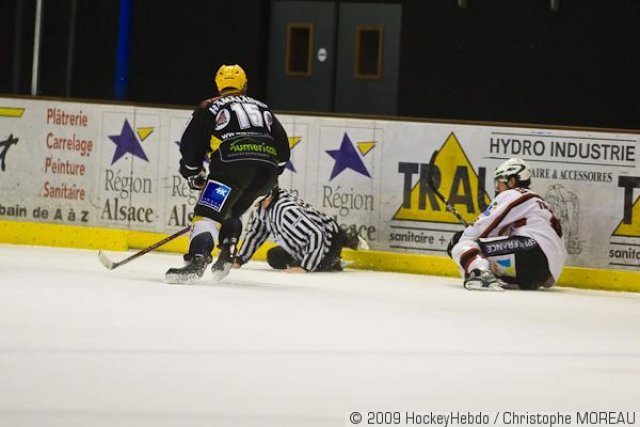 Photo hockey match Strasbourg  - Briançon  le 17/02/2009