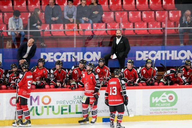 Photo hockey match Amiens  - Lyon le 26/09/2017
