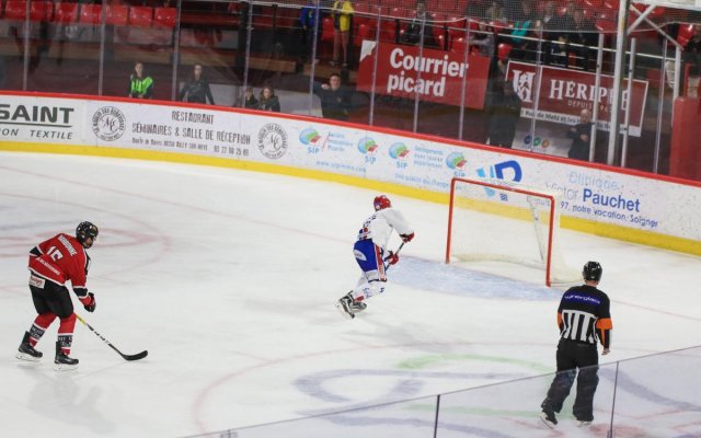 Photo hockey match Amiens  - Lyon le 26/09/2017