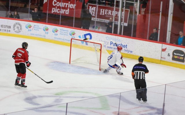 Photo hockey match Amiens  - Lyon le 26/09/2017