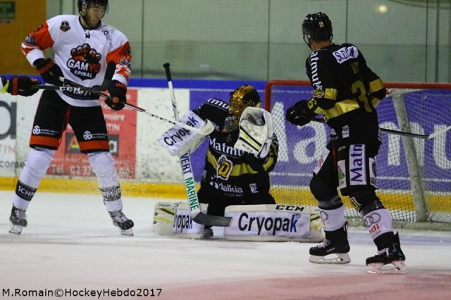 Photo hockey match Rouen - Epinal  le 26/09/2017
