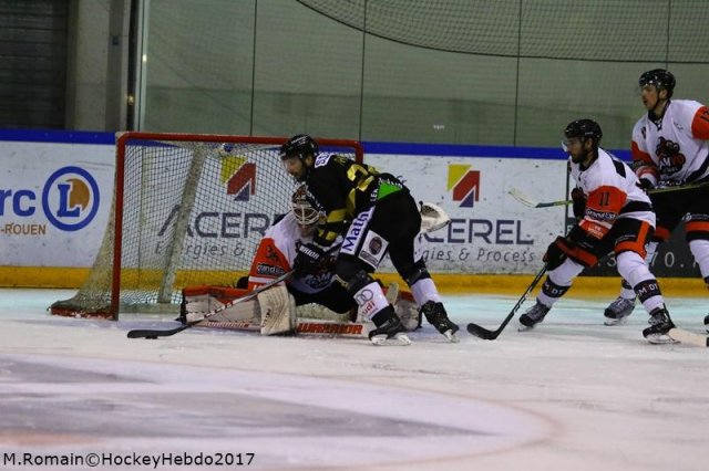Photo hockey match Rouen - Epinal  le 26/09/2017