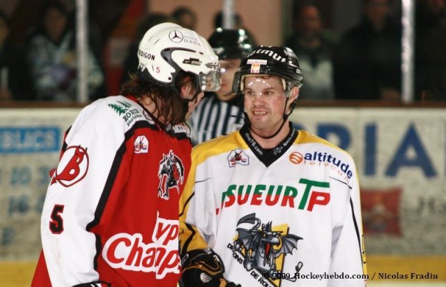 Photo hockey match Briançon  - Rouen le 21/02/2009