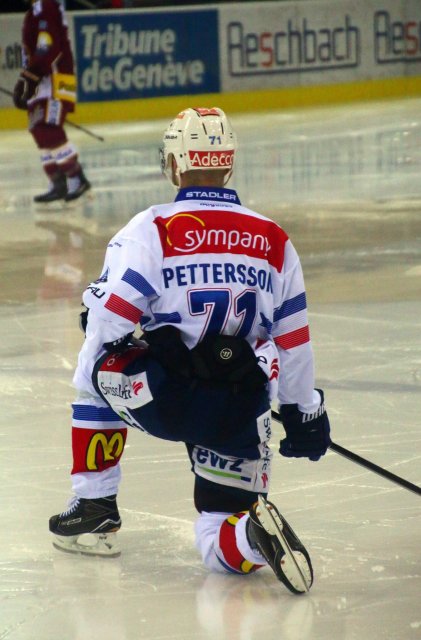 Photo hockey match Genève - Zürich le 28/09/2017