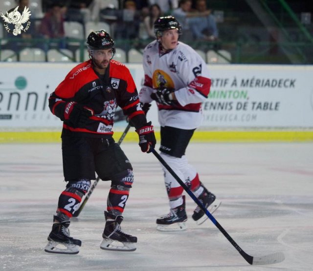 Photo hockey match Bordeaux - Chamonix  le 28/09/2017