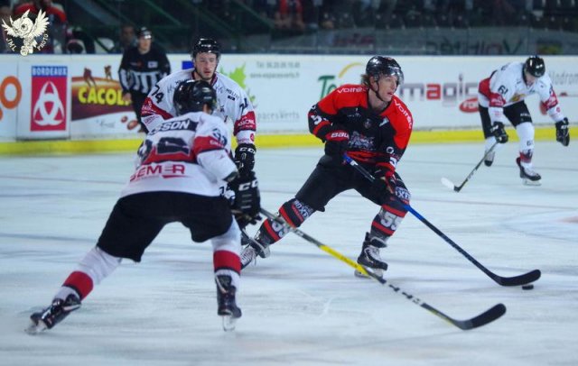 Photo hockey match Bordeaux - Chamonix  le 28/09/2017