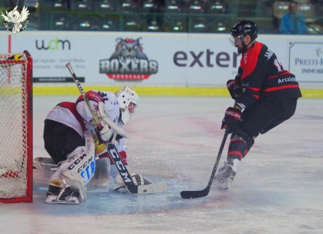 Photo hockey match Bordeaux - Chamonix  le 28/09/2017