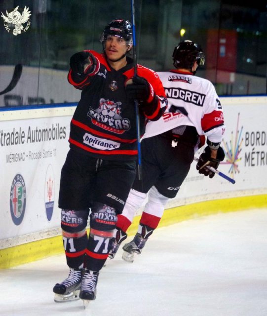 Photo hockey match Bordeaux - Chamonix  le 28/09/2017
