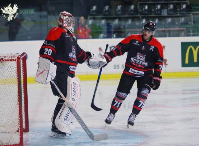 Photo hockey match Bordeaux - Chamonix  le 28/09/2017