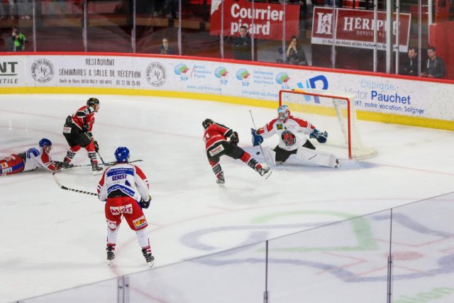 Photo hockey match Amiens  - Mulhouse le 29/09/2017
