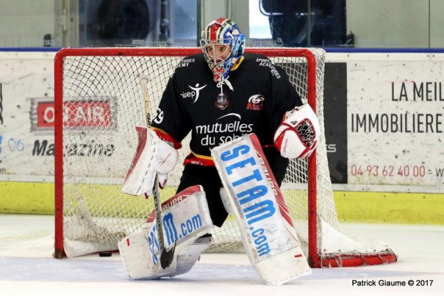 Photo hockey match Nice - Angers  le 01/10/2017