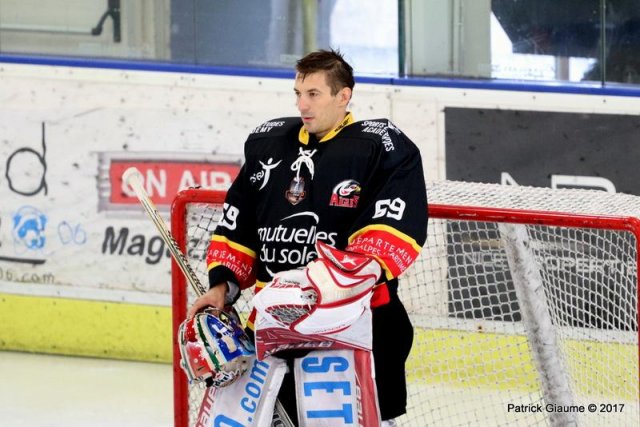 Photo hockey match Nice - Angers  le 01/10/2017